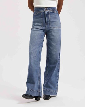 Farrah worker jeans - Medium Aged Blue from Brand Mission