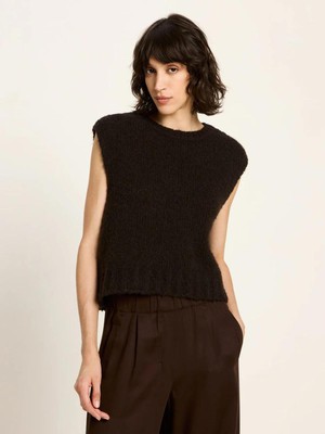 Sweater spencer - dark brown from Brand Mission