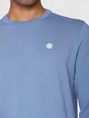 Erik badge sweater - moonlight blue from Brand Mission