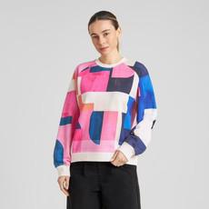 Ystad sweater - abstract block multi via Brand Mission