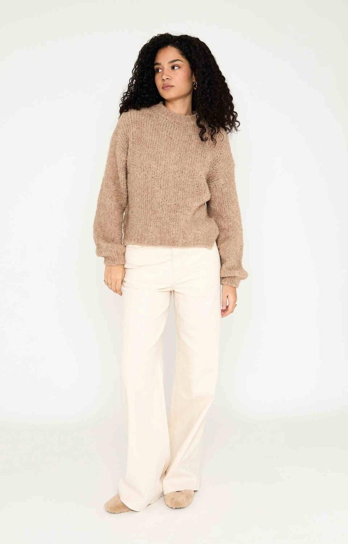 Ariadne pullover - wet sand solid from Brand Mission
