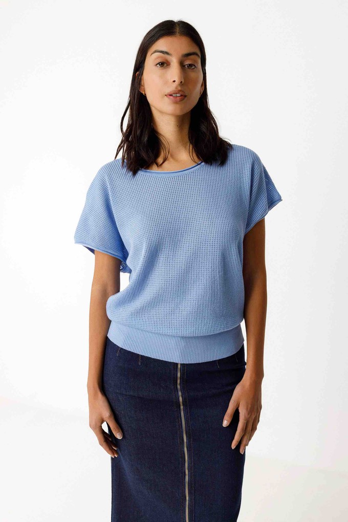 Zelia top - sky blue from Brand Mission