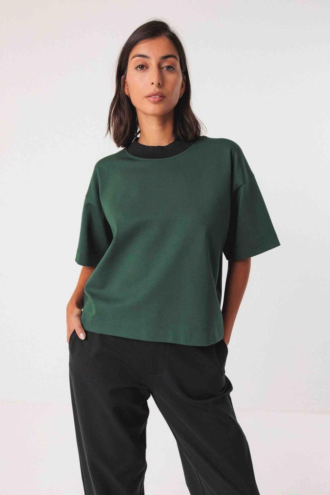 Ahatsa t-shirt - dark green from Brand Mission