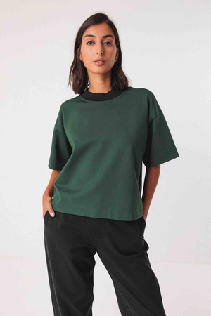 Ahatsa t-shirt - dark green from Brand Mission