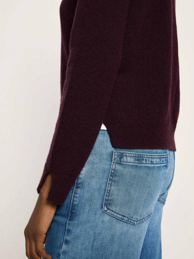 Boxy vest - bordeaux from Brand Mission
