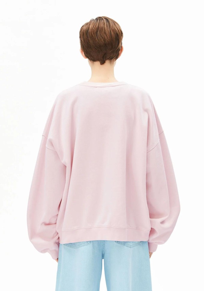 Dye crewneck sweater - pink mist from Brand Mission