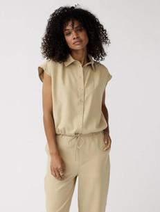 Flora blouse - sand via Brand Mission