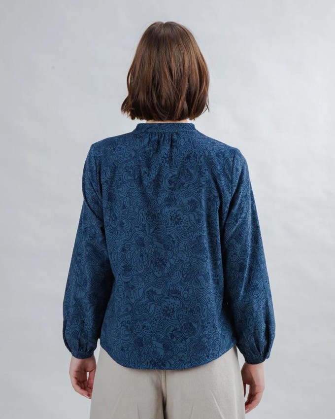 Blouse cord noodle - blue from Brand Mission