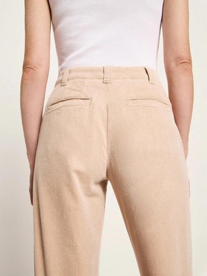 Marlene corduroy pantalon - nude from Brand Mission