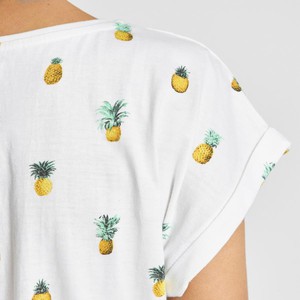 T-shirt visby pineapples - off white from Brand Mission