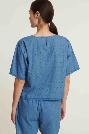 Adie crop tee - quiet harbor from Brand Mission