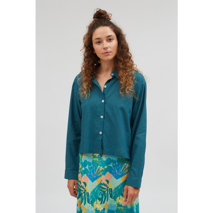 Misuri blouse - teal green from Brand Mission