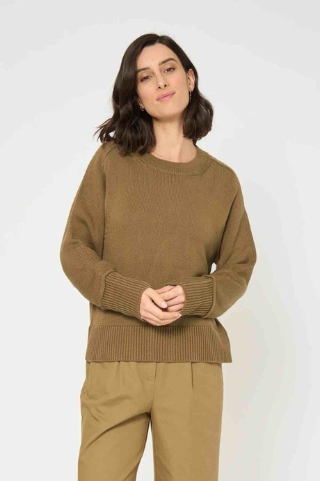 Lola trui - khaki from Brand Mission