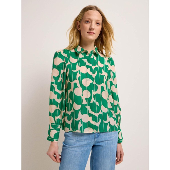 Overhemdblouse - dots green from Brand Mission