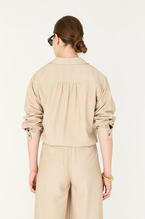 Sachi blouse - wet sand from Brand Mission