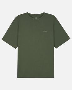 Liam t-shirt printed - Moss Green via Brand Mission