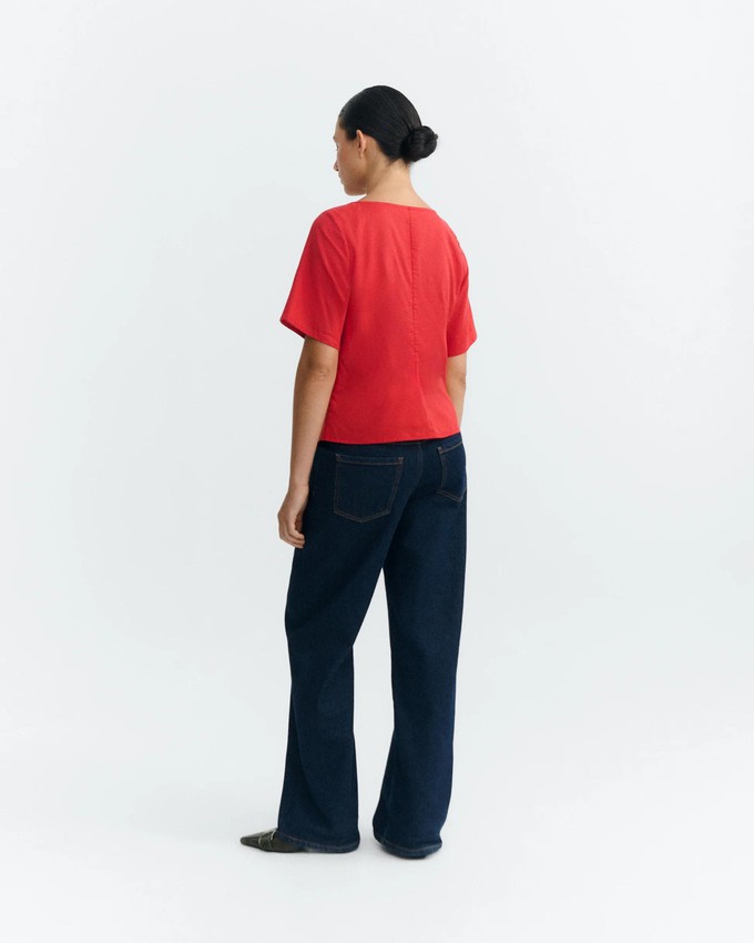 Leia clavel blouse - red from Brand Mission