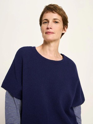 Pullunder top - purple blue melange from Brand Mission