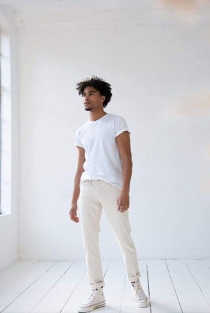 Jim jeans - undyed off white from Brand Mission