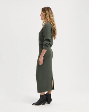 Keira skirt - moss green from Brand Mission