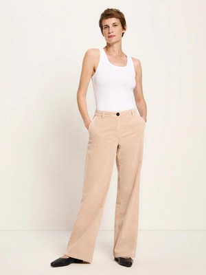 Marlene corduroy pantalon - nude from Brand Mission
