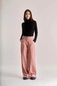 Rose broek - dusty pink via Brand Mission
