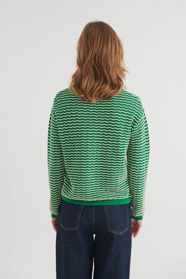 Cashi trui - abundant green / birch from Brand Mission