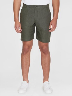 Chuck linnen shorts - burned olive from Brand Mission