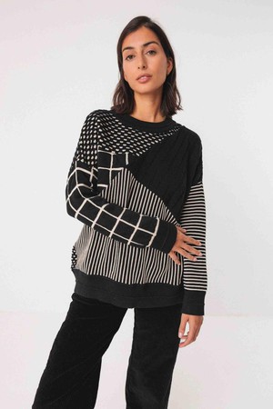 Ismene trui - zwart wit from Brand Mission