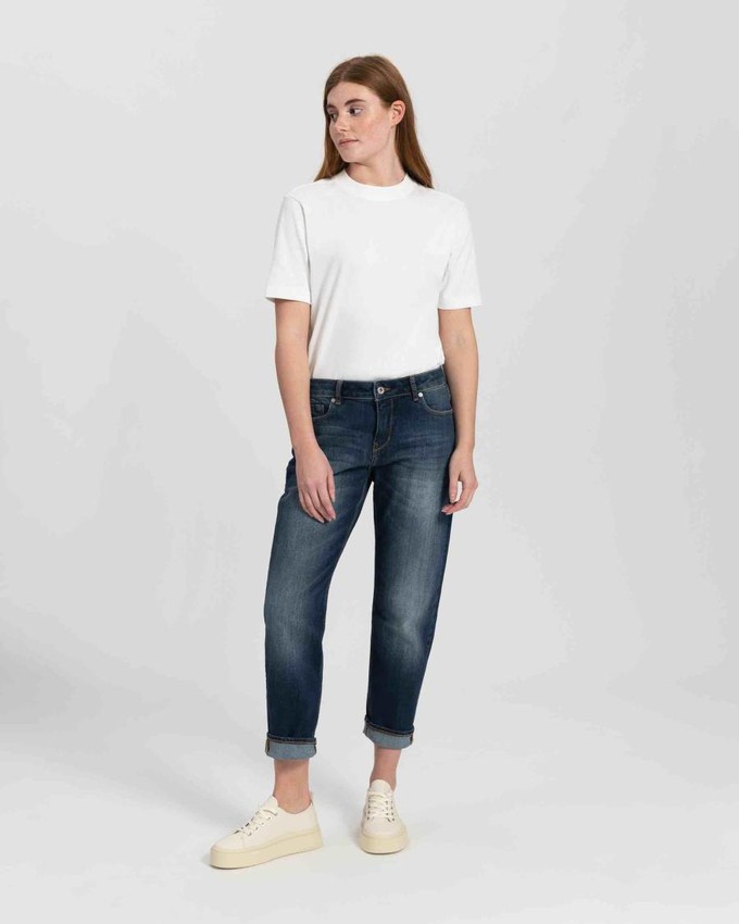 Jenna boyfriend jeans - worn out blue from Brand Mission