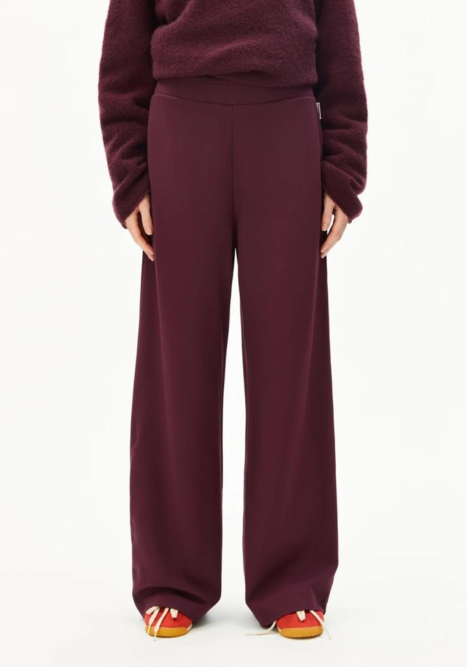 Himaari broek - dark cranberry from Brand Mission