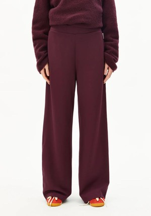 Himaari broek - dark cranberry from Brand Mission