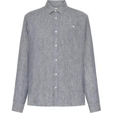Linnen overhemd - vintage indigo via Brand Mission