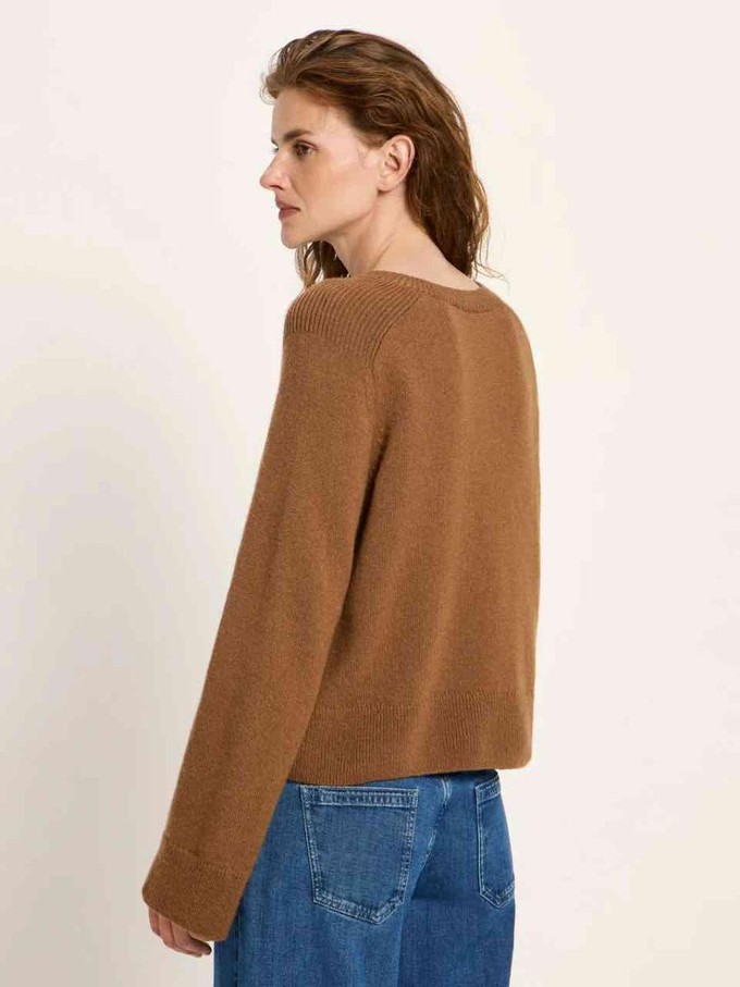 Cropped pullover - brown from Brand Mission