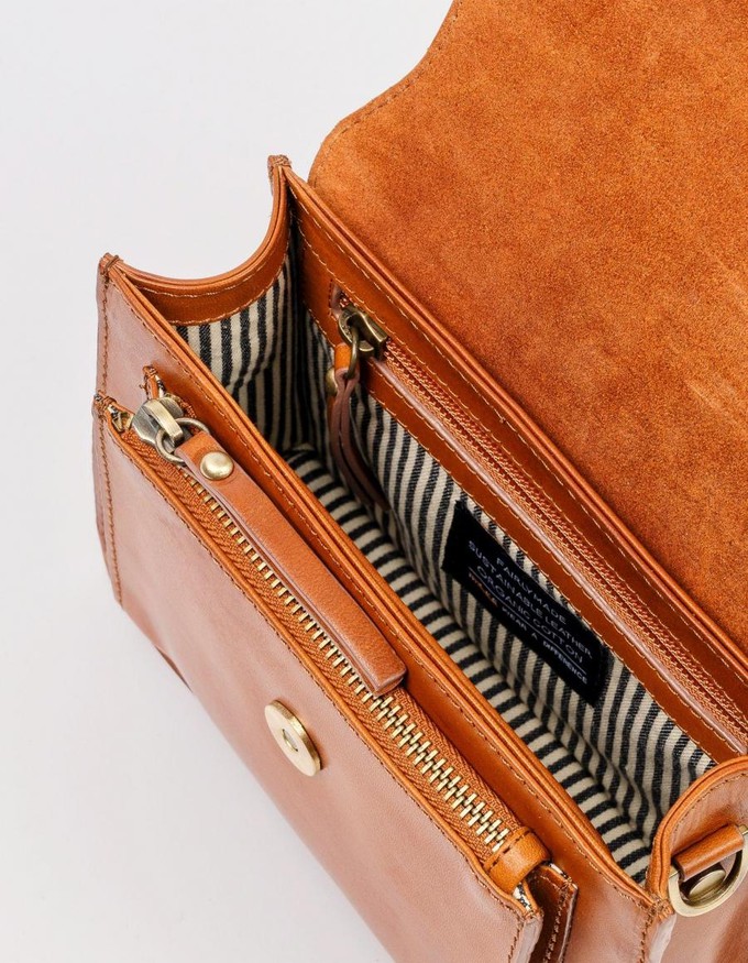 Harper mini tas - cognac from Brand Mission