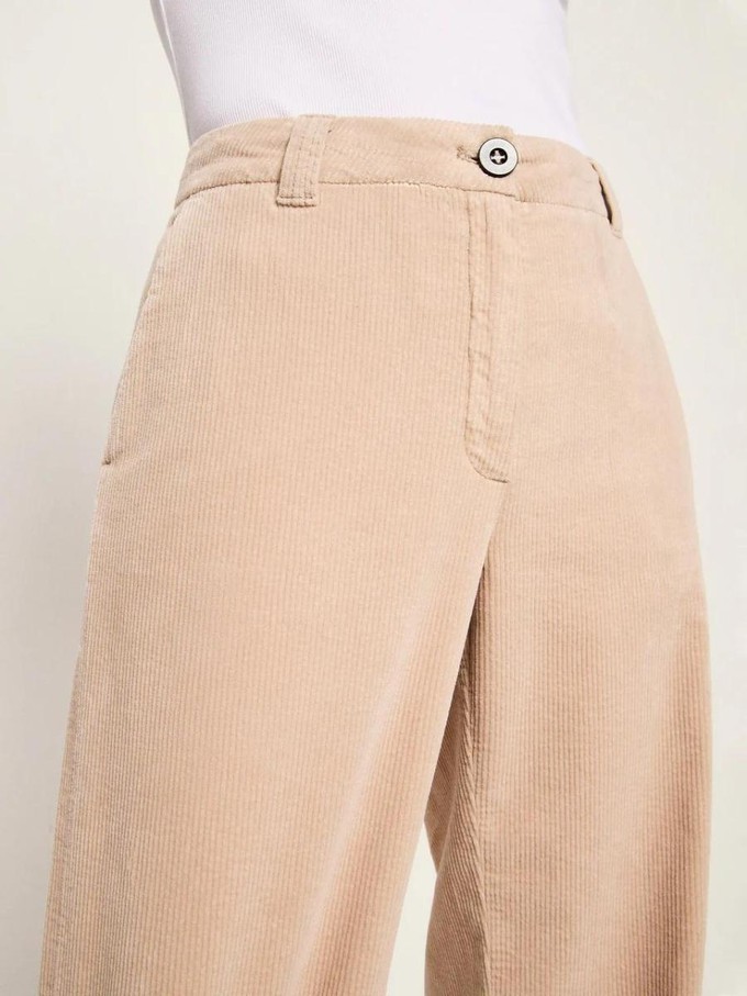 Marlene corduroy pantalon - nude from Brand Mission