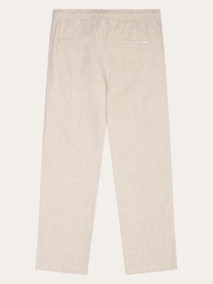 Fig linnen broek - light feather from Brand Mission