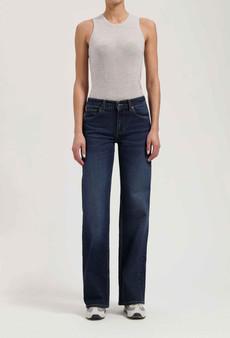 Cleo mid loose jeans - rustic blue via Brand Mission