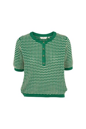 Cashi granddad trui - abundant green / birch from Brand Mission
