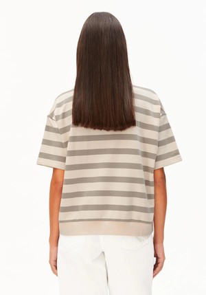 Bamikaa sweater stripe - undyed seal grey from Brand Mission