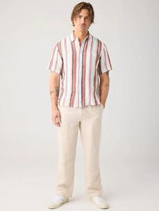 Fig linnen broek - light feather via Brand Mission