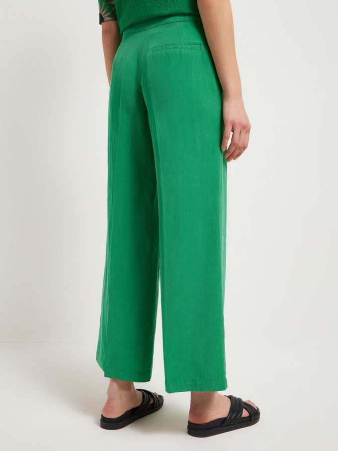 Pantalon met wijde pijpen - green from Brand Mission