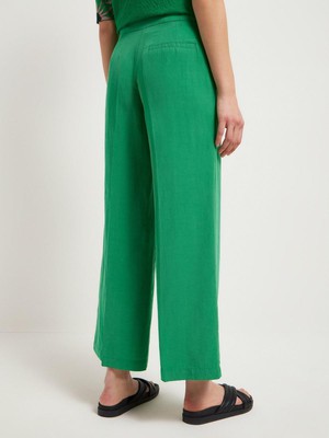 Pantalon met wijde pijpen - green from Brand Mission