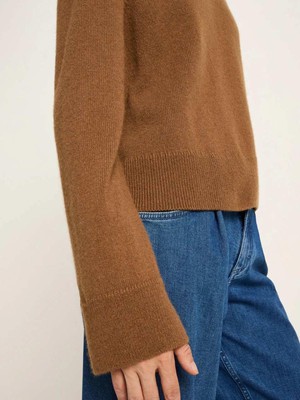 Cropped pullover - brown from Brand Mission