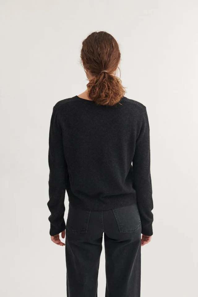 Cady cardigan - Dark Grey from Brand Mission
