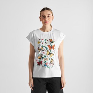 T-shirt visby butterfly field - white from Brand Mission
