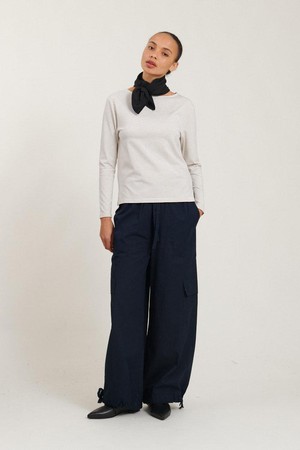 Liva boothals t-shirt - whisper white/sky captain from Brand Mission