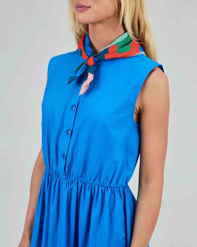 Sleeveless shirt dress - blue from Brand Mission