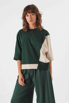 Aloria top - dark green via Brand Mission