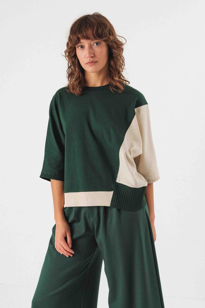 Aloria top - dark green from Brand Mission